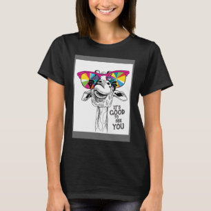 T-shirt Giraffe Visage Mens Animal