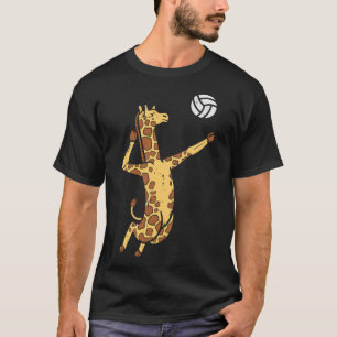 T-shirt Giraffe Volleyball Spike Sert Joueur classique T-S