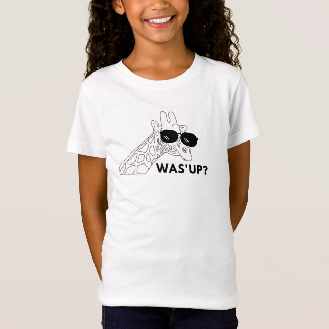 T-Shirt Giraffe What's Up (Devant)