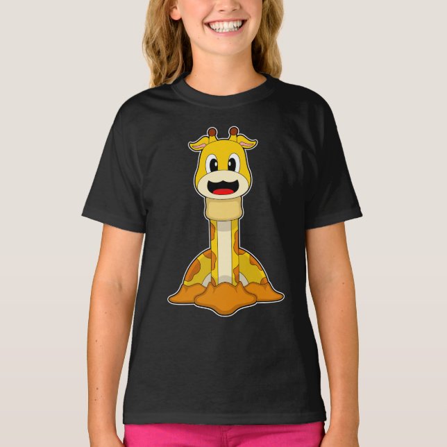 T-shirt Giraffe Worm (Devant)