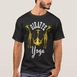 T-shirt Giraffe Yoga Entraînement Pour Femmes Hommes Relax