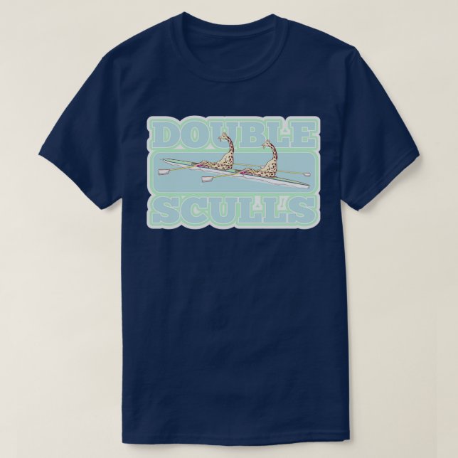 T-shirt Giraffes à double escargot (Design devant)
