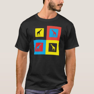 T-shirt Giraffes colorées