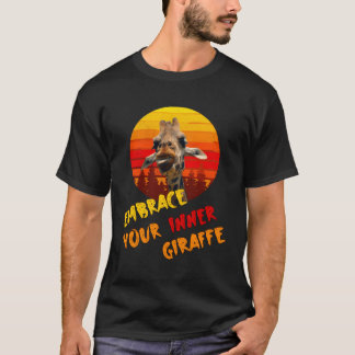 T-shirt Giraffes Embrassez Votre Giraffe Intérieure