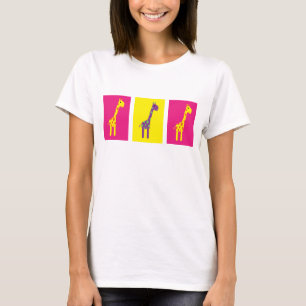 T-shirt Girafffes Cartoon Cute & Colorful personnalisable