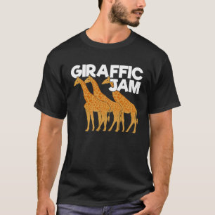 T-shirt Giraffic Jam Funny Giraffe Animal Keeper Cadeau