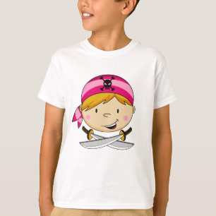 T-shirt Girl Bandana Pirate Tee