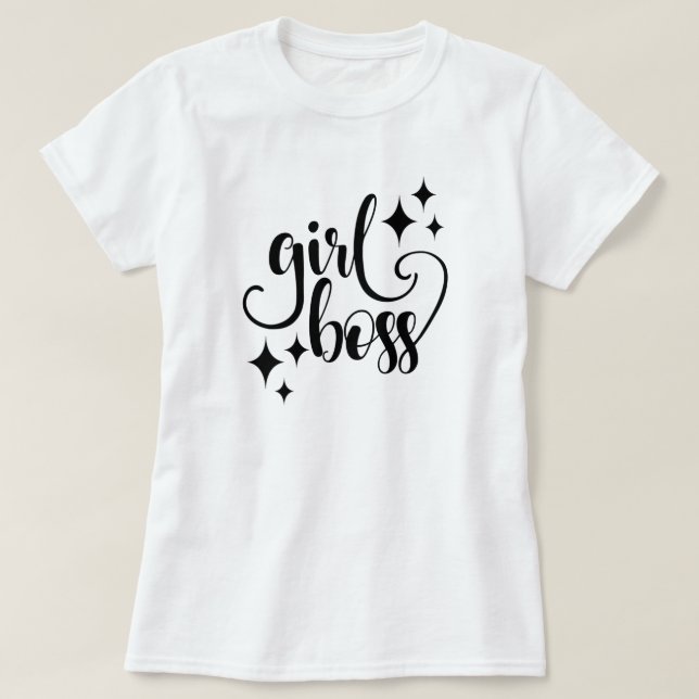 T-Shirt Girl Boss (Design devant)