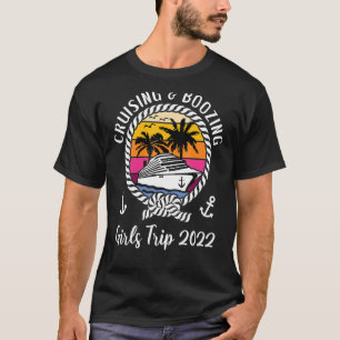 T-shirt Girl Cruise Squad Girls Trip 2022 Croisière Et Boo