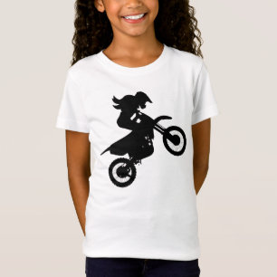 T-Shirt Girl Dirt Bike
