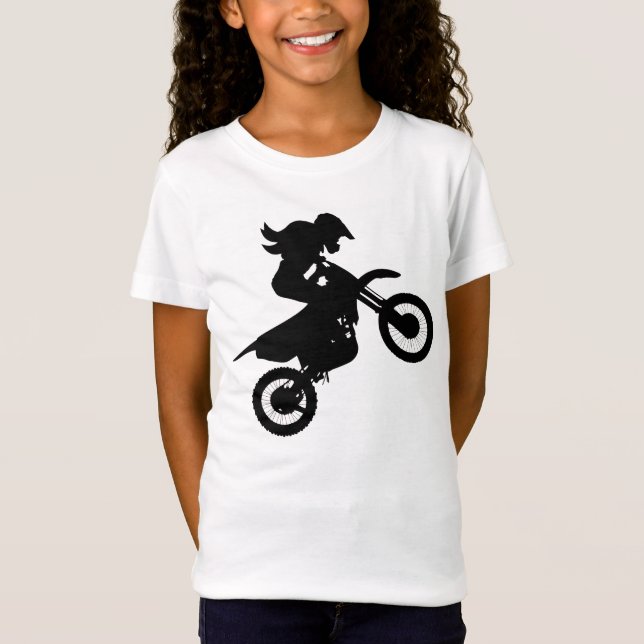 T-Shirt Girl Dirt Bike (Devant)