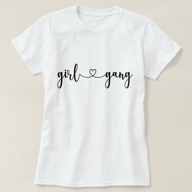 T-shirt Girl Gang (Design devant)