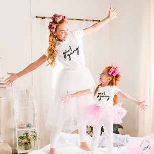 T-shirt Girl Gang Élégante puissance féminine féministe