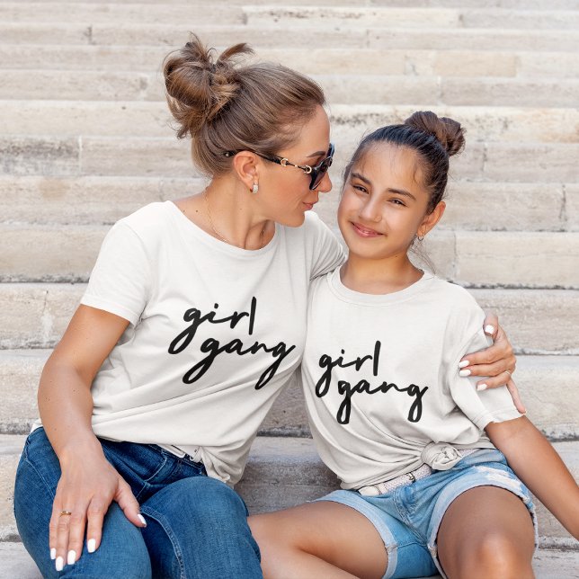 T-shirt Girl Gang | Élégante puissance féminine féministe  (Créateur téléchargé)