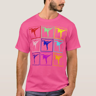 T-shirt Girl Karate Kick Martial Arts Cadeau Karate
