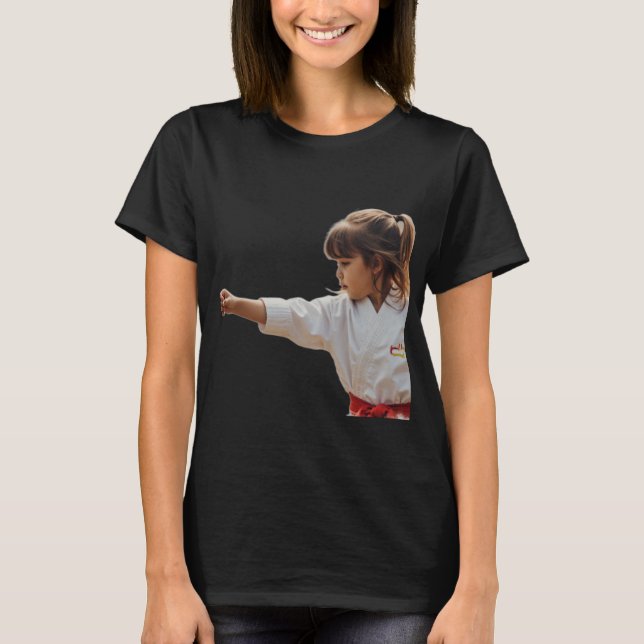 T-shirt girl martial arts (Devant)