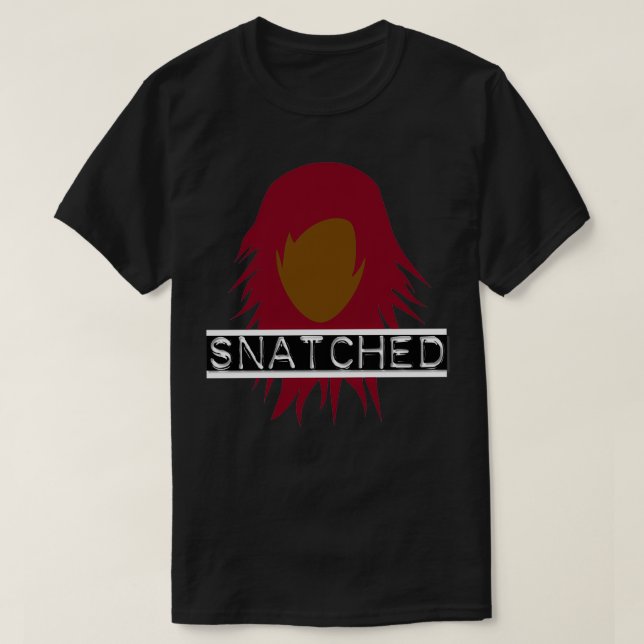 T-shirt Girl My Wig Est Sarré Africain Américain Redhead (Design devant)