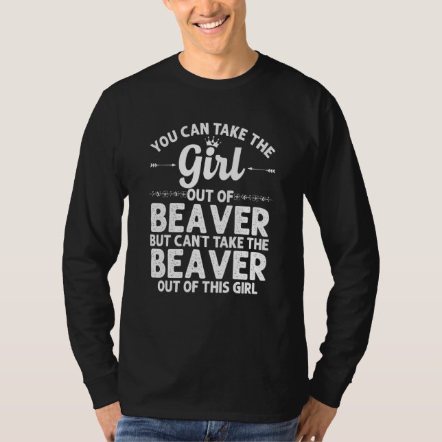 T-shirt Girl Out Of Beaver Pa Pennsylvania Funny Home Roo (Devant)