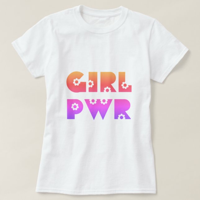 T-shirt Girl Power (Design devant)