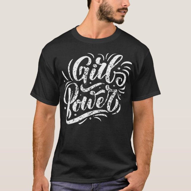T-shirt Girl power 3 (Devant)