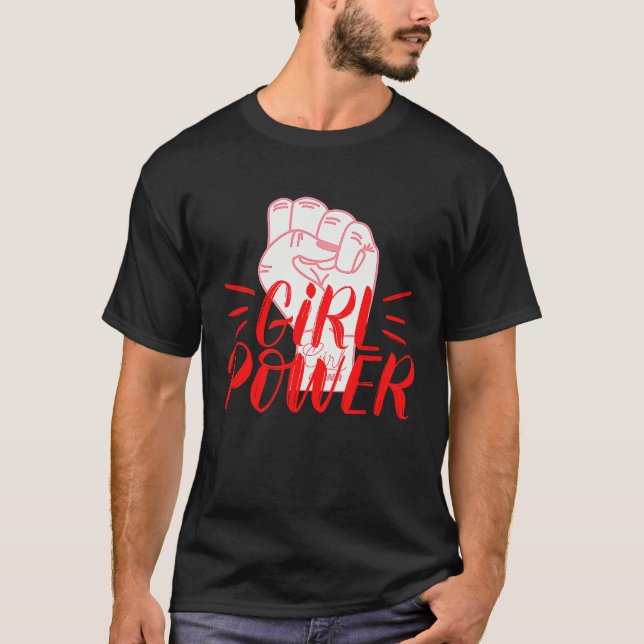 T-shirt Girl Power Black History Emancipation Feminist Fir (Devant)