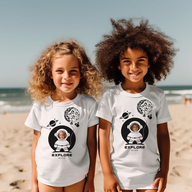 T-Shirt Girl Power Explorer Plus d'astronautes Photo perso (Créateur téléchargé)