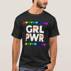 T-shirt Girl Power GRL PWR