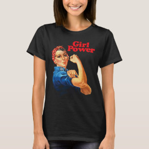 T-shirt Girl Power T Shirt Feminist Roar Résiste Non