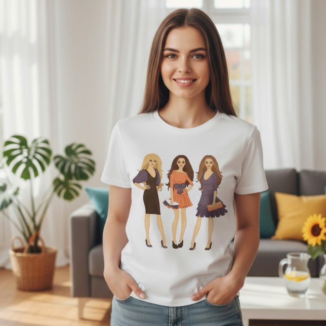 T-shirt Girl Print Tee (Créateur téléchargé)