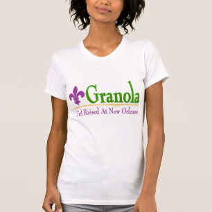 T-shirt Girl Raised in New Orleans, ajouter du texte,