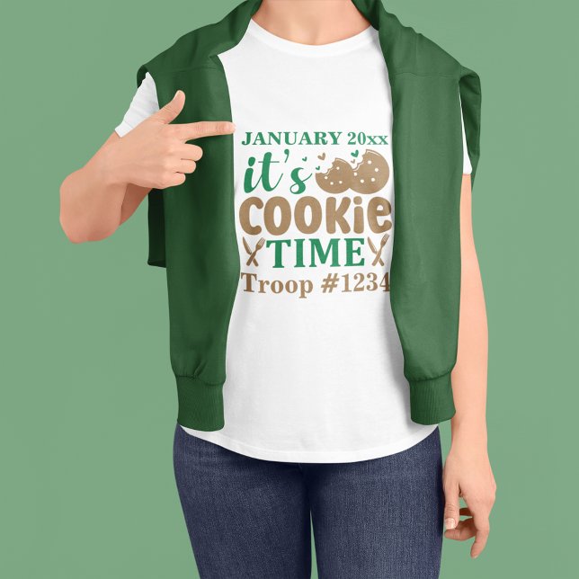 T-shirt Girl Scout It's Cookie Time Custom (Créateur téléchargé)
