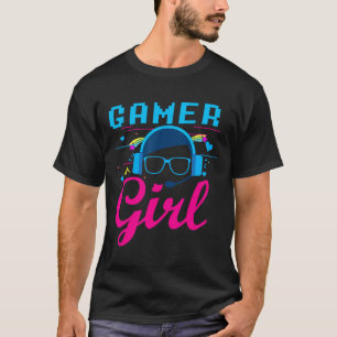 T-shirt Girl Shirt Vidéo Cadeaux De Jeux Pour Femmes Jeu G