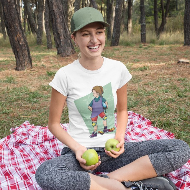 T-shirt Girl Skateboarder (Créateur téléchargé)