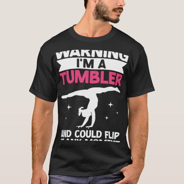 T-shirt Girl Tumbling Gear Gymnast Gymnastics  Tumbler  10 (Devant)
