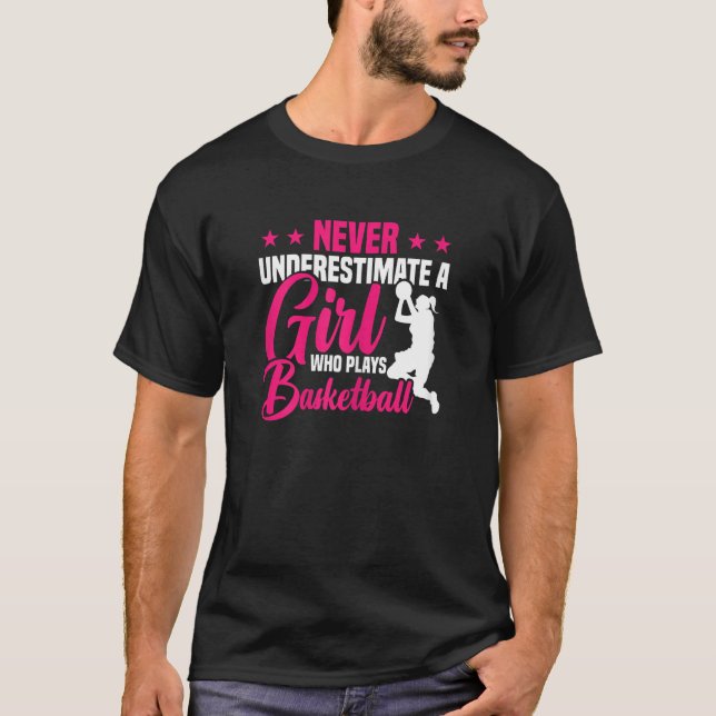 T-shirt Girl Who Plays Basketball (Devant)