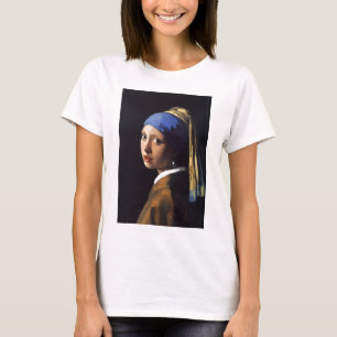 T-shirt Girl with a pearl earring. By Johannes Vermeer