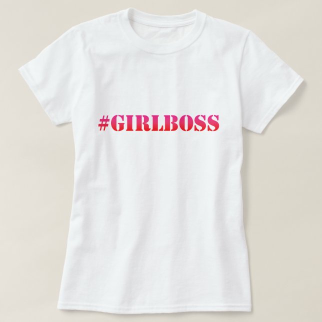 T-shirt #GirlBoss - Sweatshirt (Design devant)