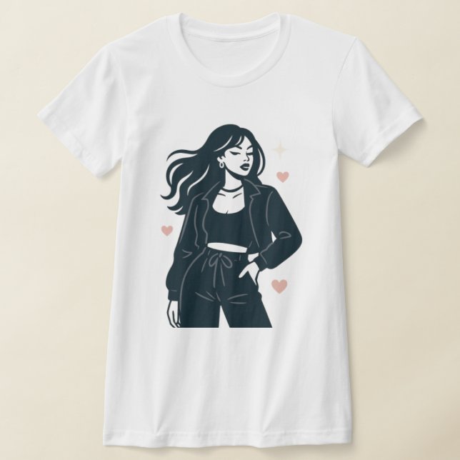 T-shirt Girlie (Poser)