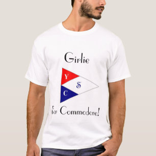 T-shirt Girlie pour le commodore