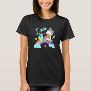 T-shirt Girls 8e anniversaire Unicorn Teddy Kids