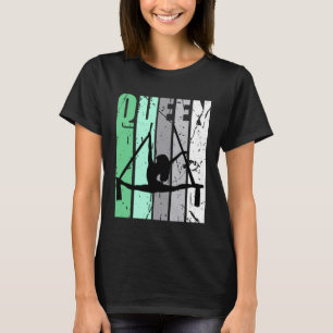 T-shirt Girls Aerialist Queen Air Yoga Retro Graphic Motiv