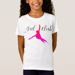 T-shirt Girls "Axel club" patinage artistique
