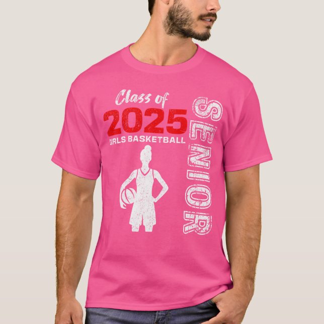 T-shirt Girls Basketball Classe Supérieure De 2025 Girl Gr (Devant)