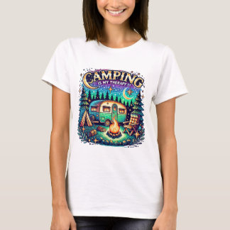 T-shirt Girls Camper png | Girls Camping Trip png | Camper