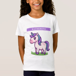 T-shirt Girls Cute Unicorn Horse Kids