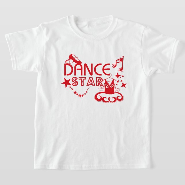 T-shirt Girls Dance Star Raglan (Poser)