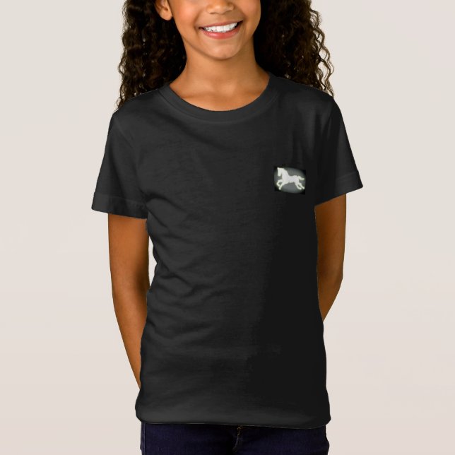 T-shirt GIRLS HORSE DESIGN (Devant)