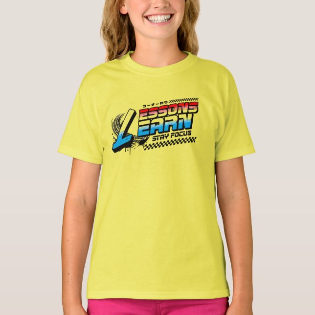 T-SHIRT GIRLS/KIDS FOCUS LESSONS LEARN T SHIRT  (Devant)