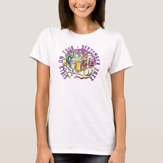 T-shirt Girls on Tour (Devant)