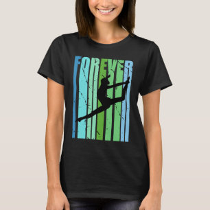 T-shirt Girls Retro Forever Dance Joue Des Danses Dans L'É